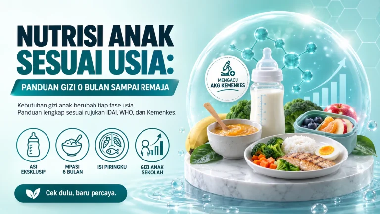 Panduan Nutrisi Anak Sesuai Usia dari Bayi sampai Remaja